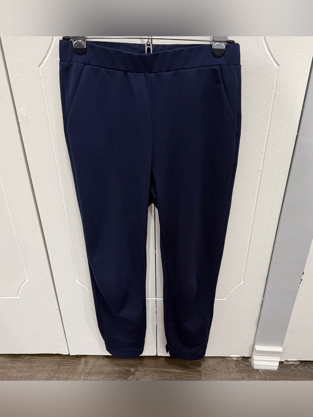 Shein Blue Cropped High Rise Dress Pants